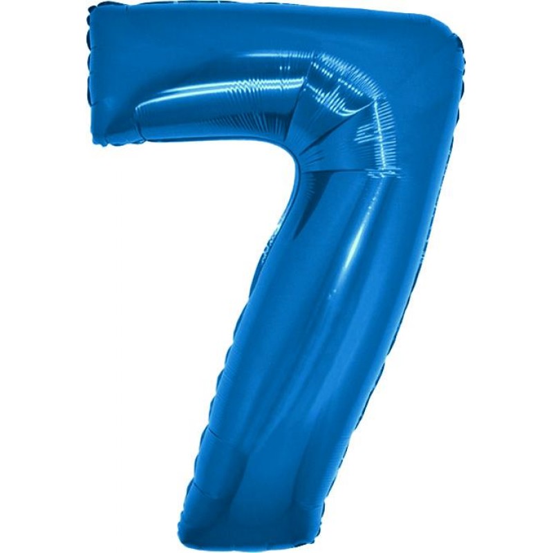 26" Numero 7 Grandi Blu